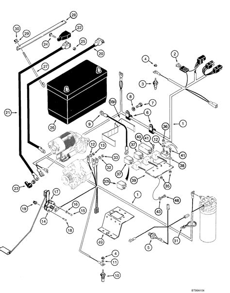 case 1834 skid steer starter solenoid|Tips for starter removal/install on case 1830. may apply to similar too.